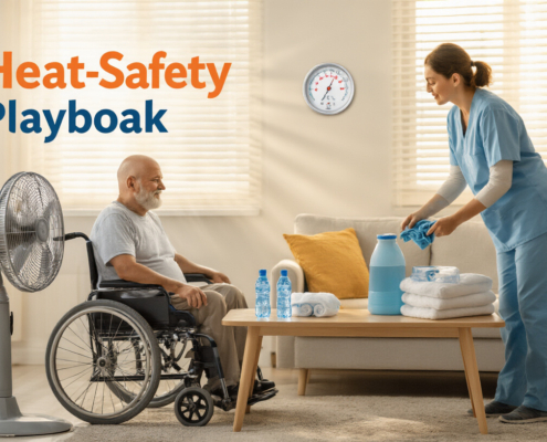Heat‑Safety Playbook: Keeping Disabled Veterans & Caregivers Cool During Late‑Summer Heatwaves